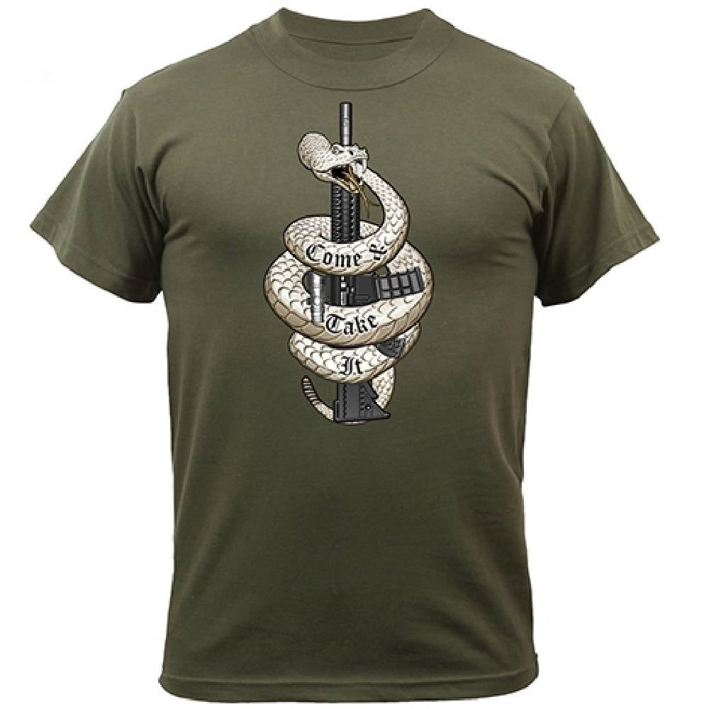 Rothco Olive Drab Come And Take It T-Shirt 61560