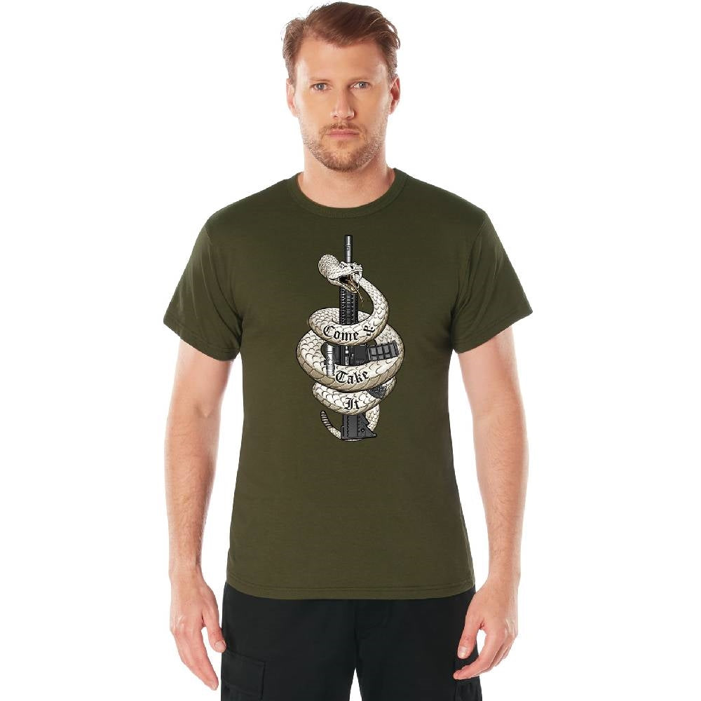 Rothco Olive Drab Come And Take It T-Shirt 61560