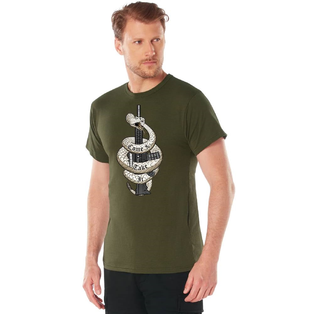 Rothco Olive Drab Come And Take It T-Shirt 61560