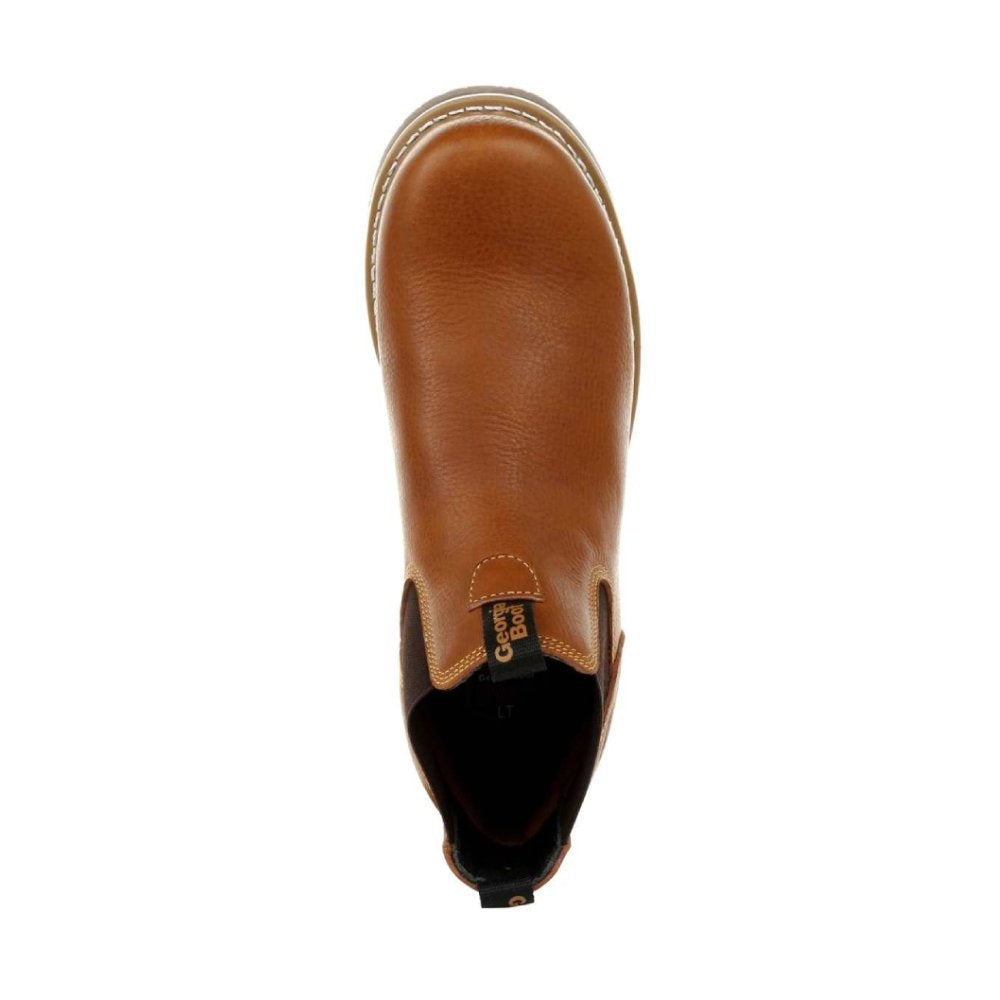 Georgia AMP LT Wedge Waterproof Slip On Soft Toe Work Boot GB00346