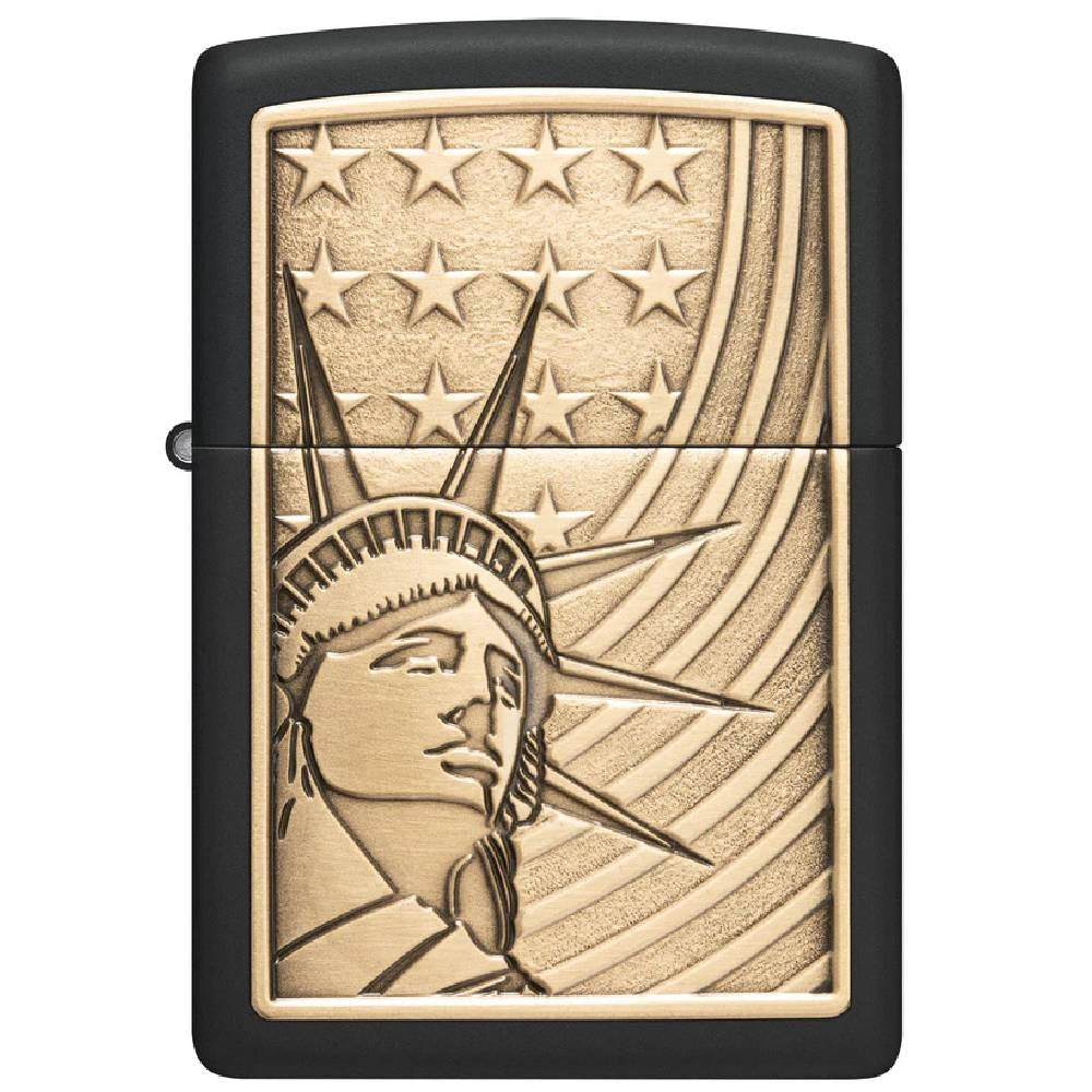 Zippo Lady Liberty Emblem Lighter - 48921