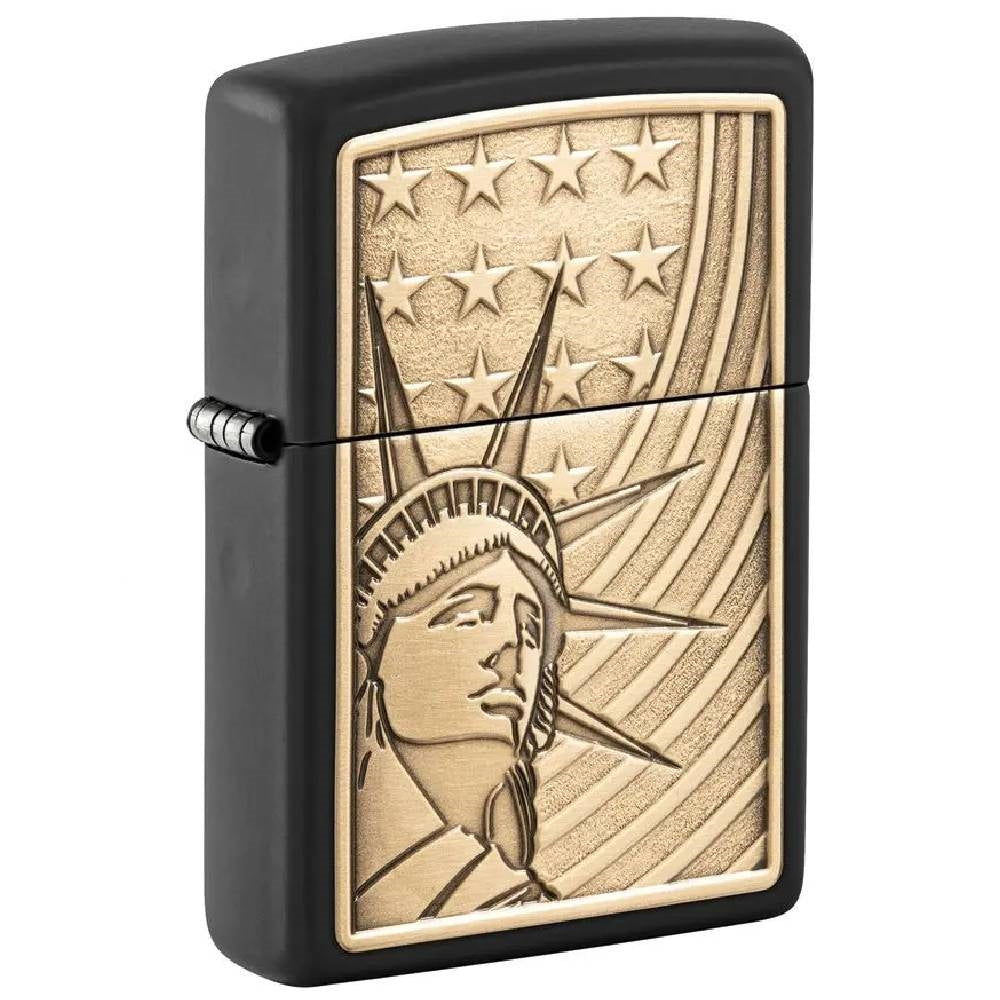 Zippo Lady Liberty Emblem Lighter - 48921