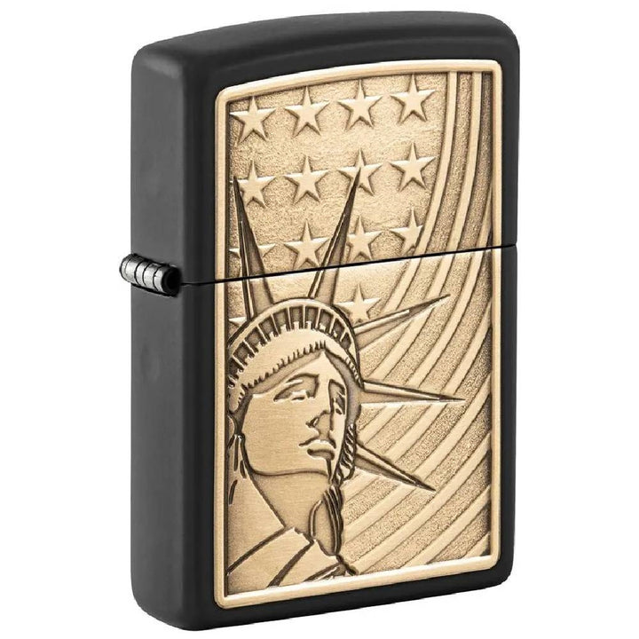 Zippo Lady Liberty Emblem Lighter - 48921