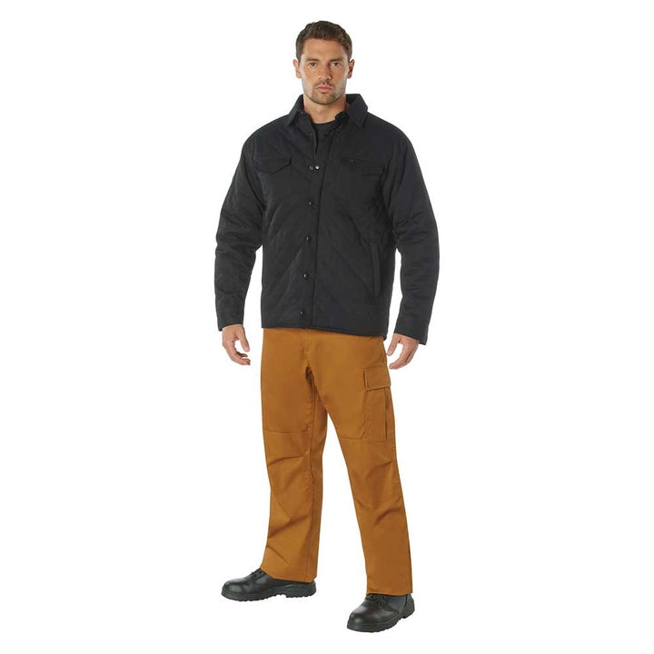 Rothco Black Diamond Quilted Cotton Jacket 42000