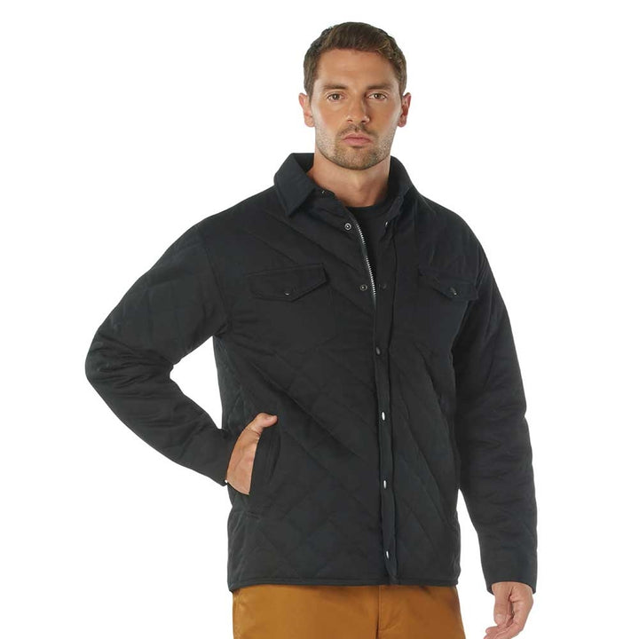 Rothco Black Diamond Quilted Cotton Jacket 42000