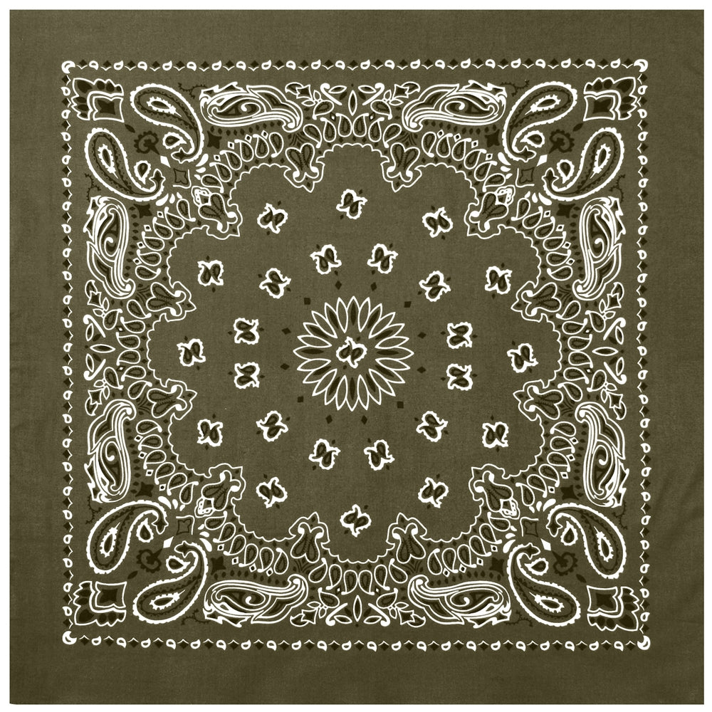 Rothco Olive Drab Trainmen Bandana  4051