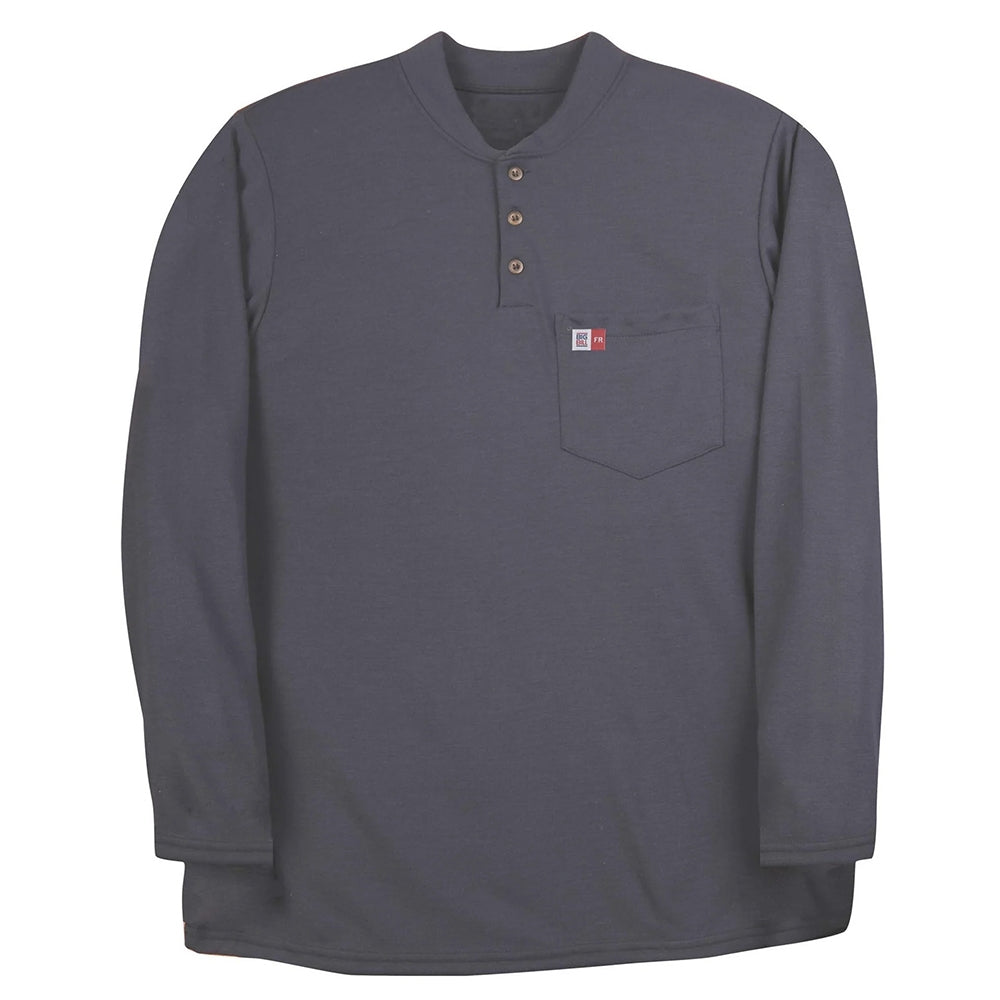 Big Bill Flame Resistant Midweight Long Sleeve Henley DW18PD8