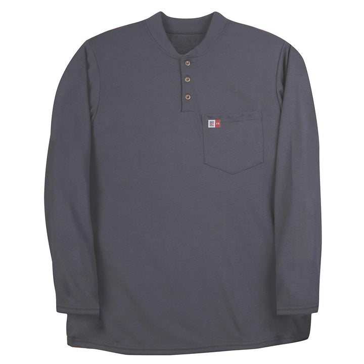Big Bill Flame Resistant Midweight Long Sleeve Henley DW18PD8