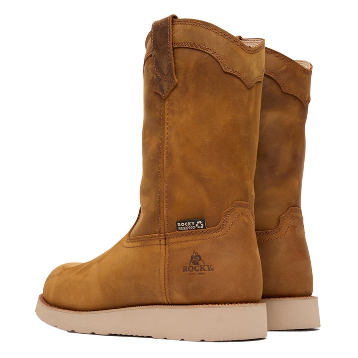 Rocky Monocrepe Wedge Composite Toe Waterproof Wellington Work Boot RKK0474