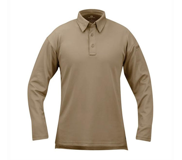 Propper Tan Long Sleeve ICE Performance Polos - F531572226