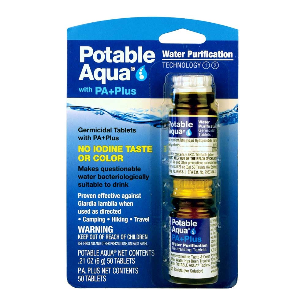 Potable Aqua Plus Water Purification Tablets - 7743