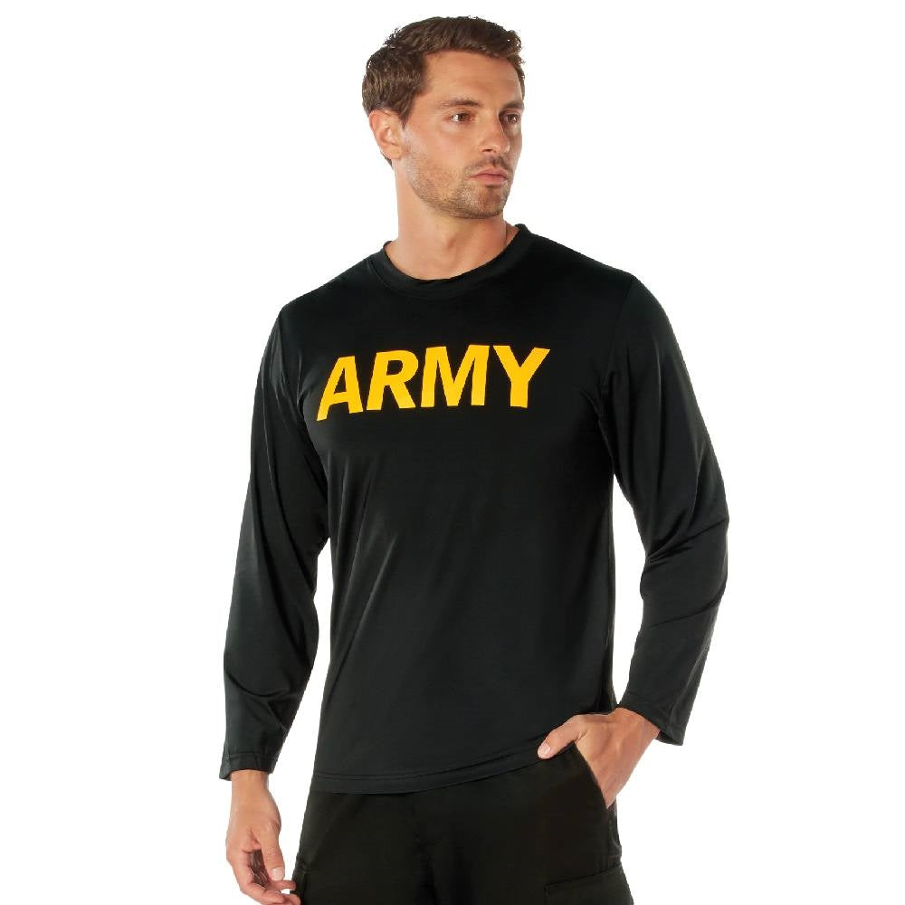 Rothco 56020 Long Sleeve Army PT Shirt
