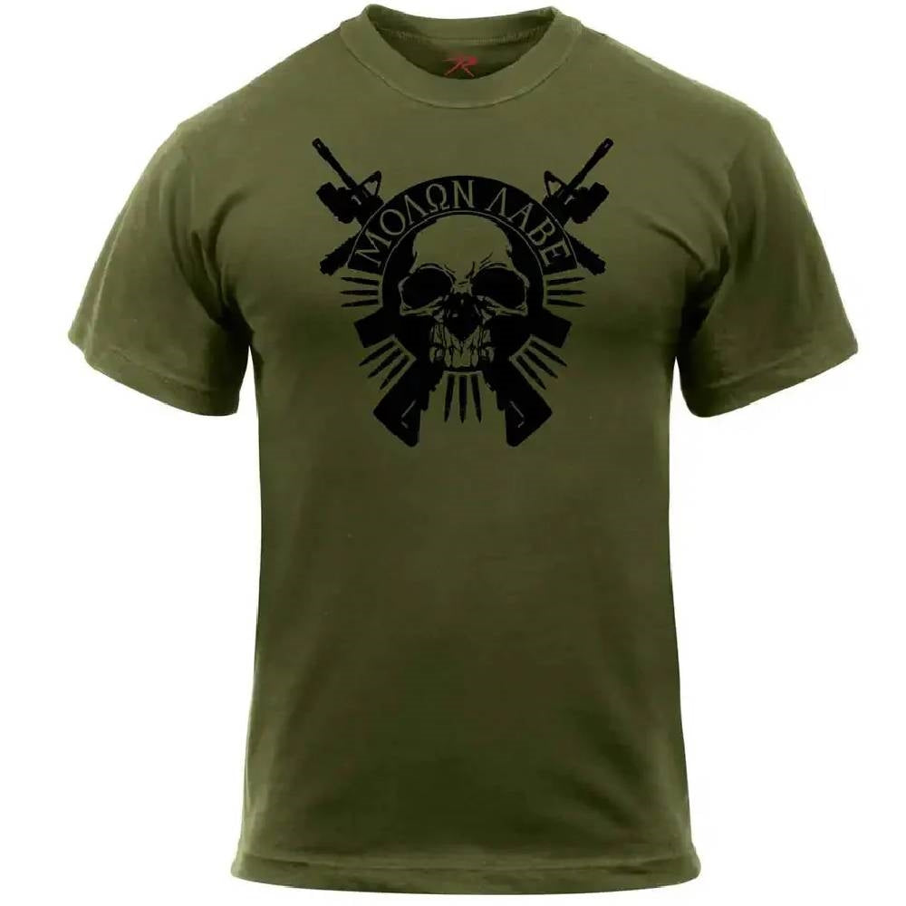 Rothco Molon Labe Skull T-Shirt 2917