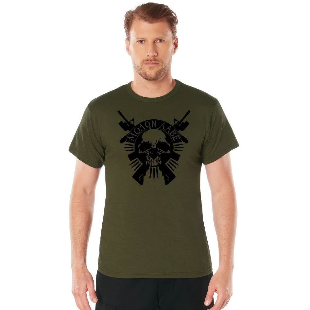Rothco Molon Labe Skull T-Shirt 2917