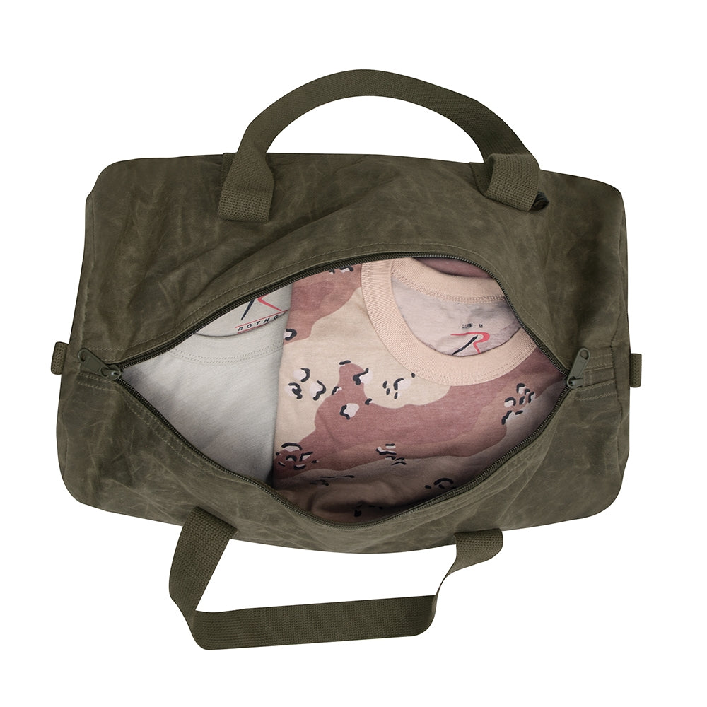 Rothco Waxed Canvas Shoulder Duffel Bag - 2416