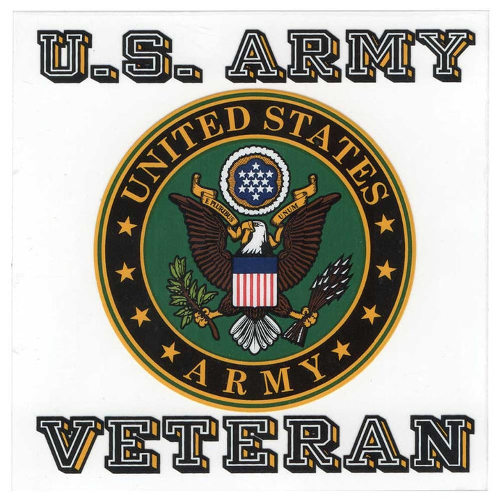 Veteran US Army Crest Logo Decal D266-A