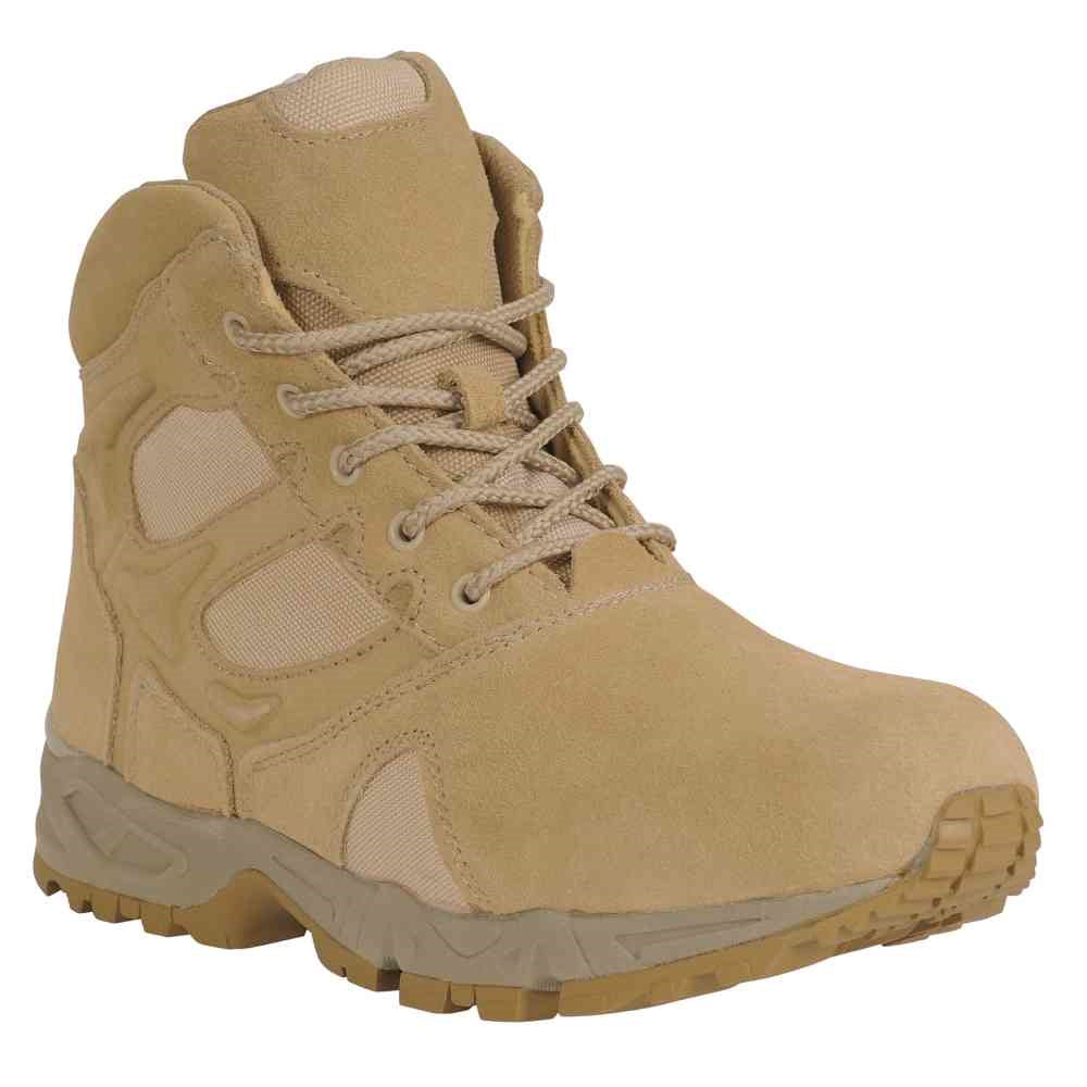 Rothco Forced Entry 6 Inch Desert Tan Deployment Boots-5368