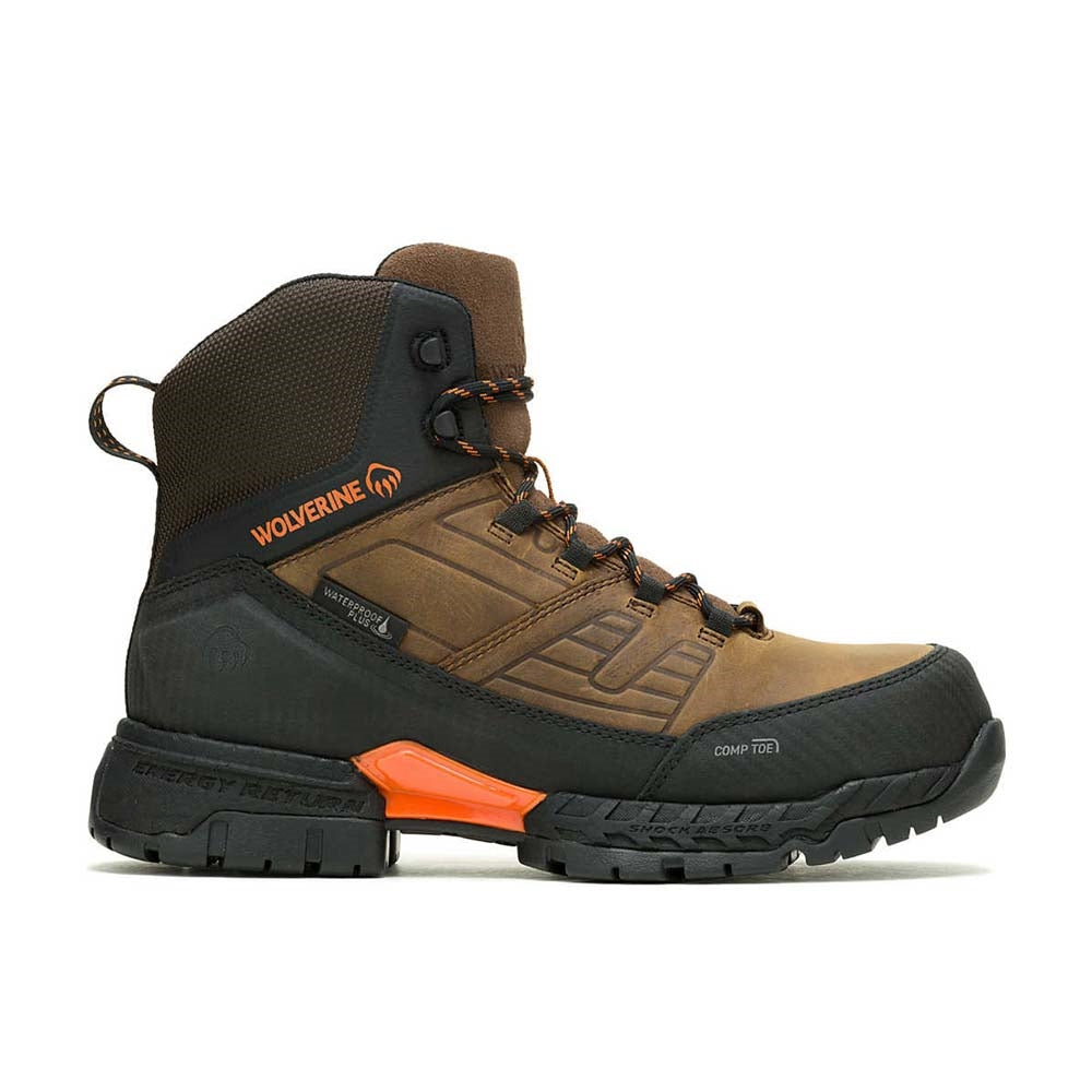 Wolverine Surge LX EnergyBound CarbonMax Composite Safety Toe Waterproof Work Boot W080166
