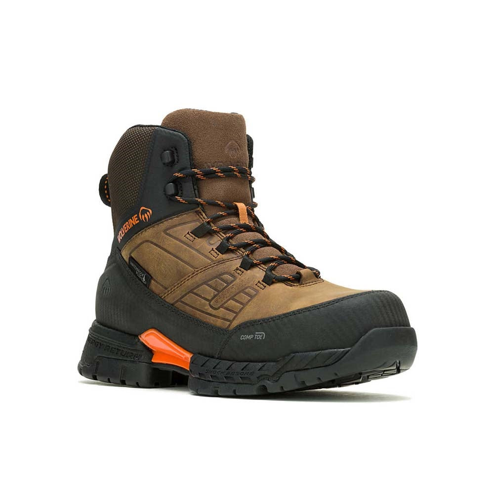 Wolverine Surge LX EnergyBound CarbonMax Composite Safety Toe Waterproof Work Boot W080166