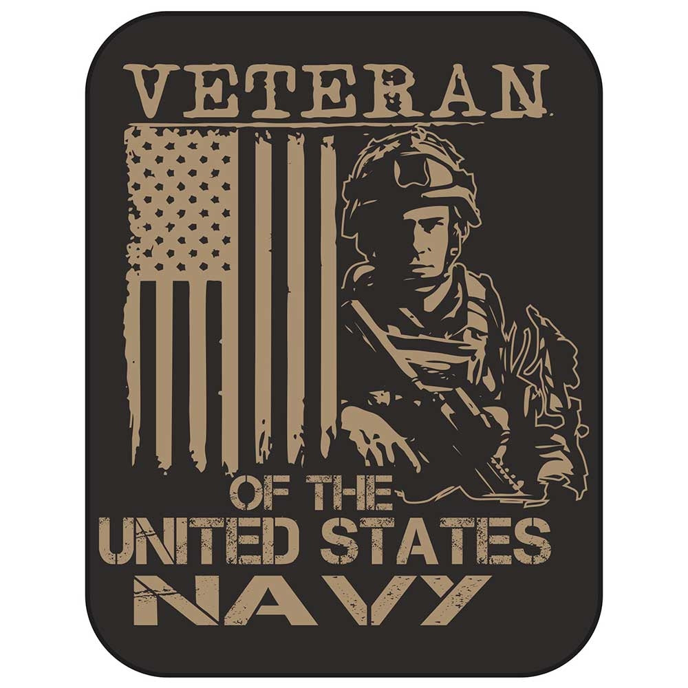 Veteran of the US Navy Bumper Sticker D249-N