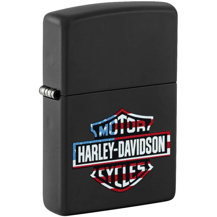 Zippo Harley-Davidson Flag Logo Design Lighter - 47101