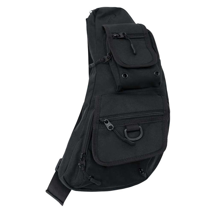 Rothco Tactical Crossbody Black Polyester Bag 25980