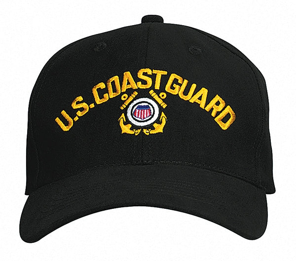 Rothco Black Coast Guard Cap - 9294