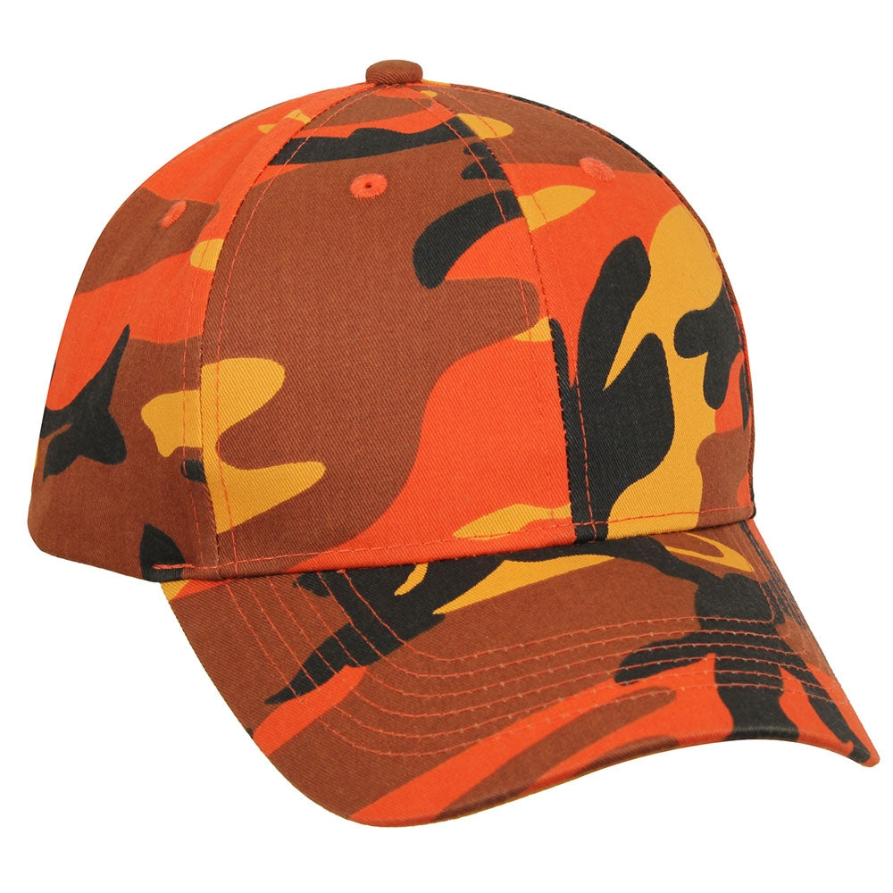 Rothco Orange Camo Low Profile Cap - 3884
