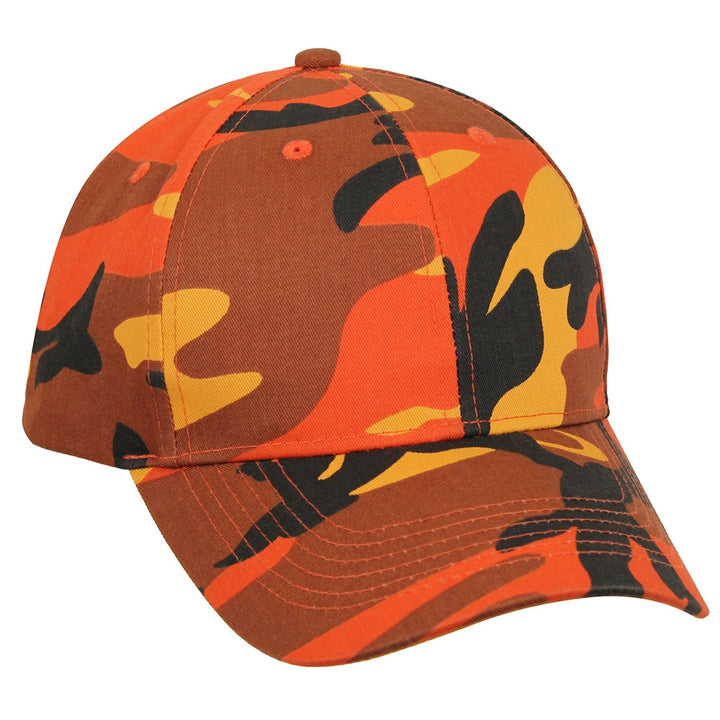 Rothco Orange Camo Low Profile Cap - 3884
