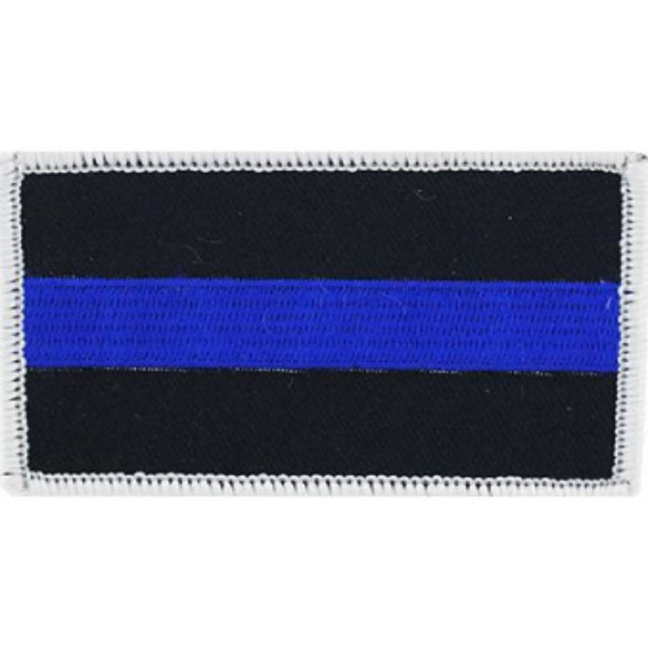 Police Blue Line Flag Honor Patch PM3048