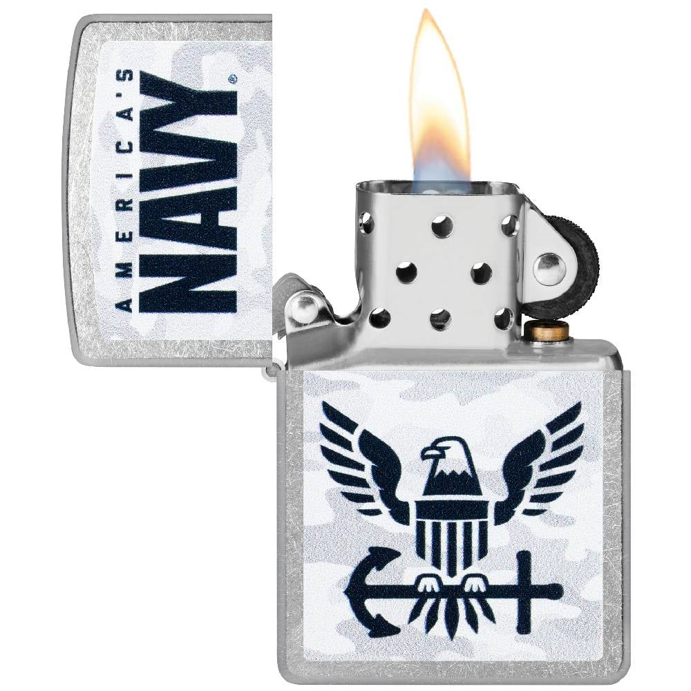 Zippo US Navy Camo Logo Design Lighter -  47091