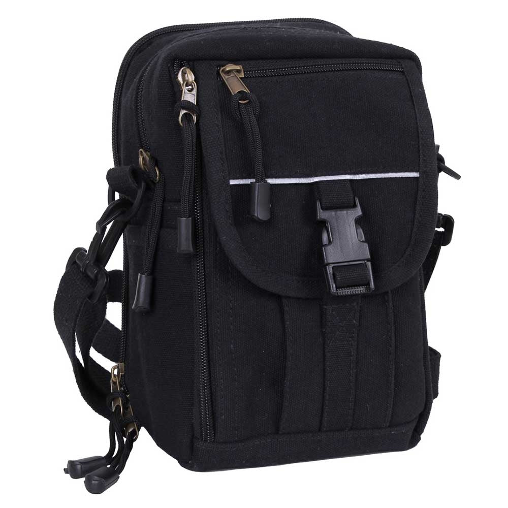 Rothco Black Classic Passport Travel Pouch - 99146