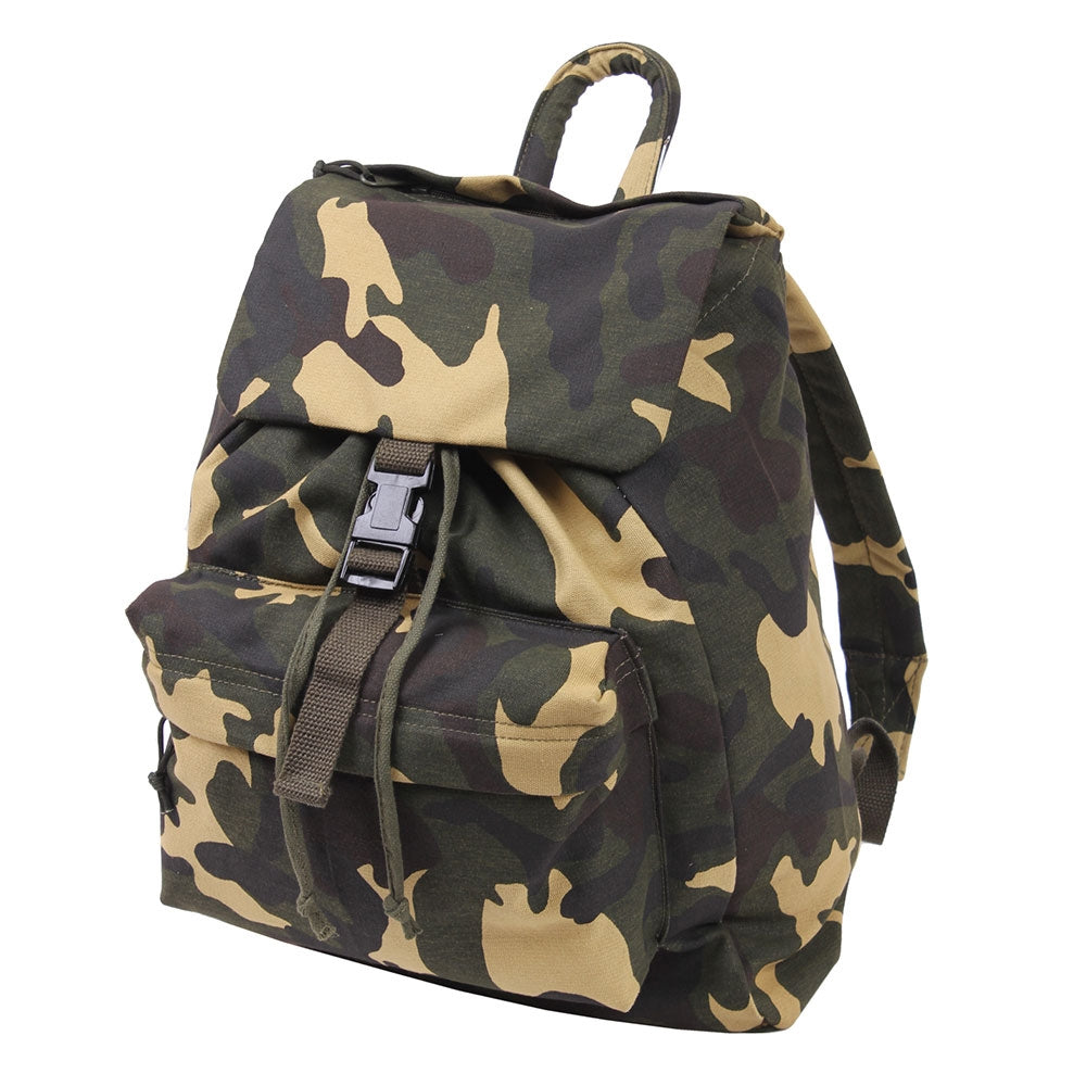 Rothco Woodland Camo Canvas Day Pack - 2370