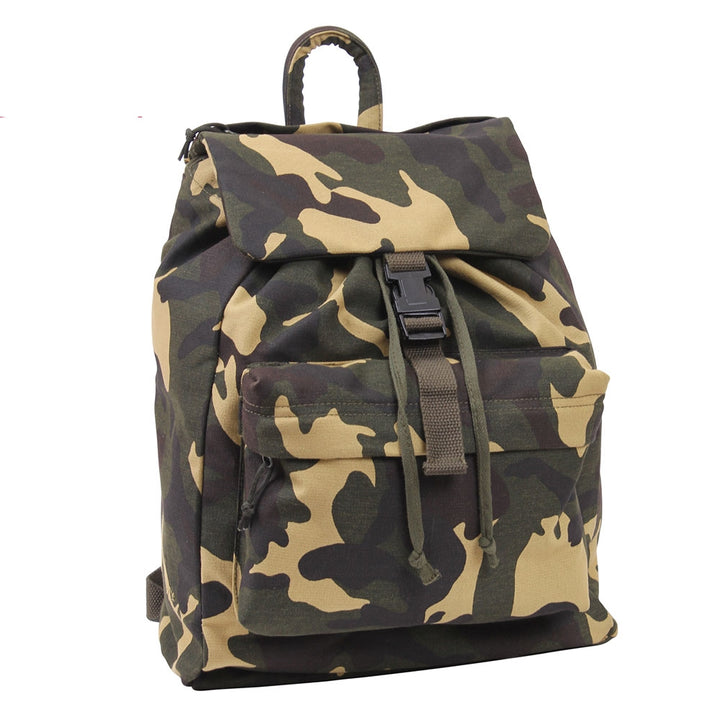Rothco Woodland Camo Canvas Day Pack - 2370