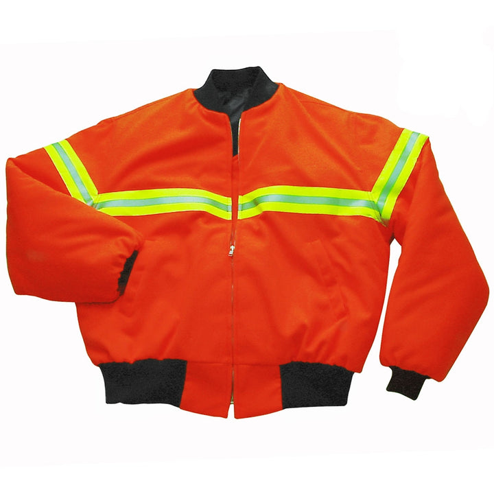 Snap N Wear Acrylic Jacket with Reflective Tape 6019