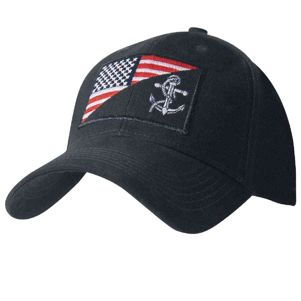 Rothco US Navy Anchor Flag Low Profile Cap 10169