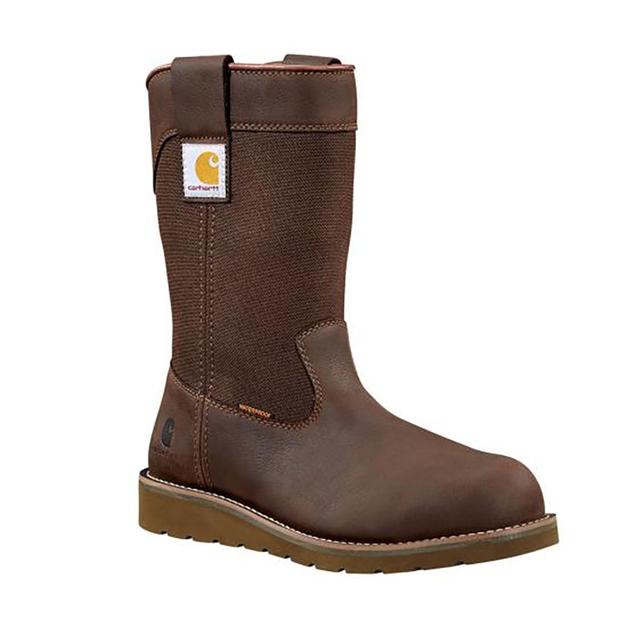 Carhartt Steel Toe Waterproof Pull On Wedge Sole Wellington Work Boot FW1230-M