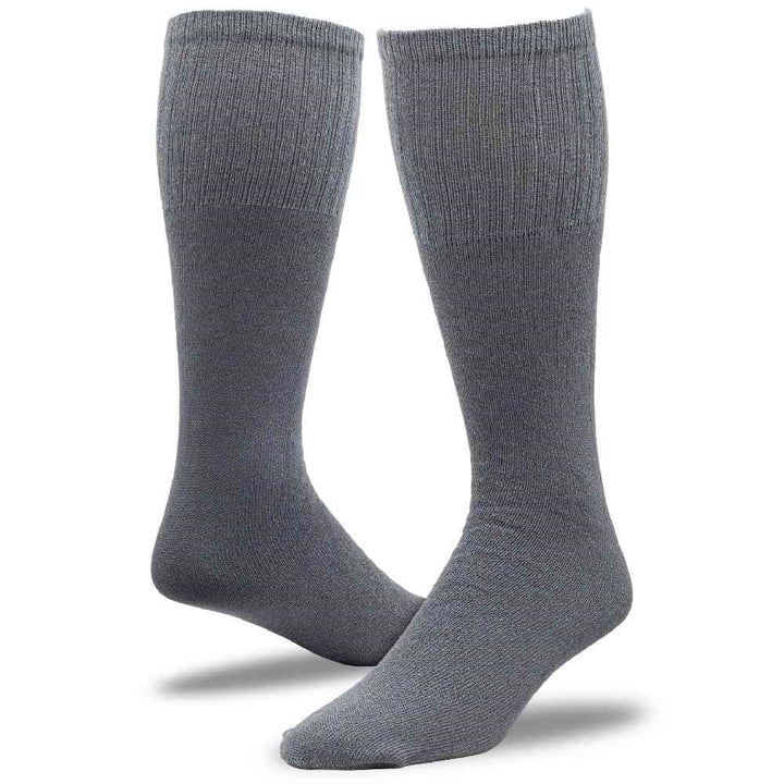 Railroad Socks Dark Grey Tube Socks 6076