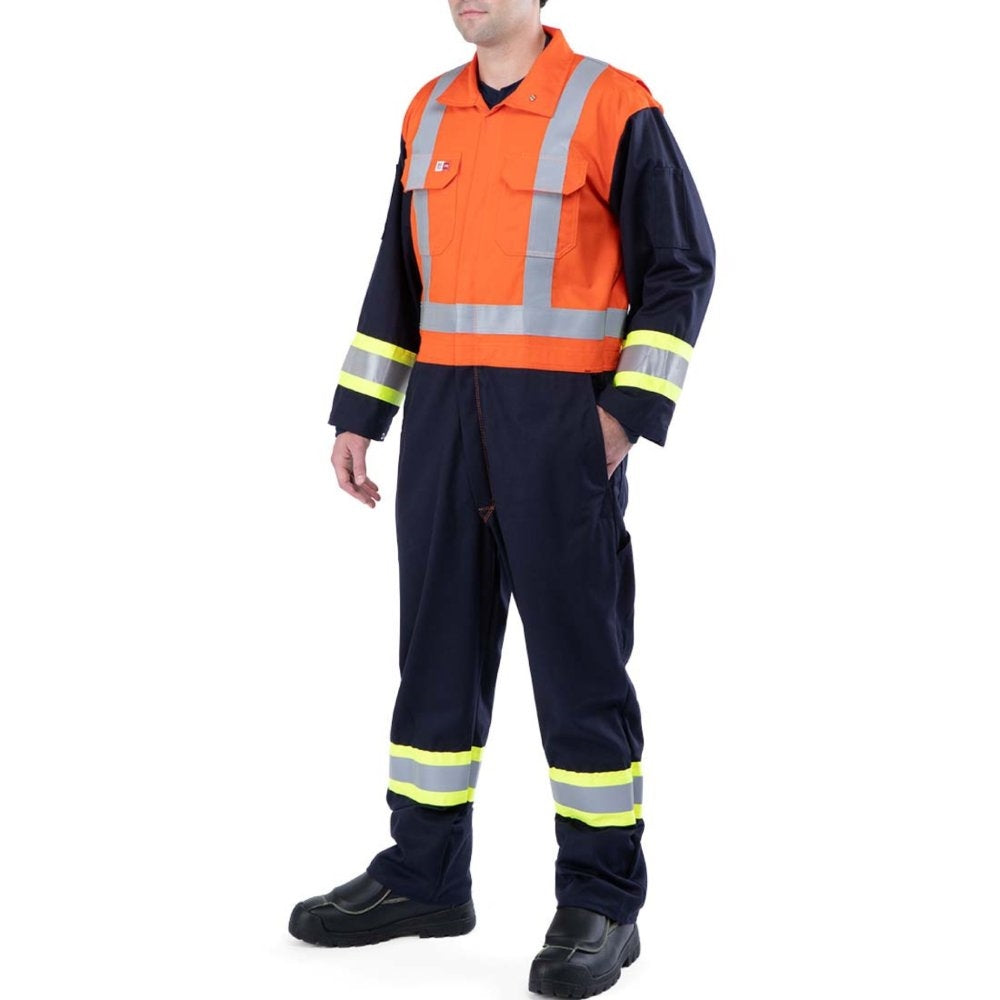 Big Bill High-Vis Two-Tone Unlined FR Coverall 412US7