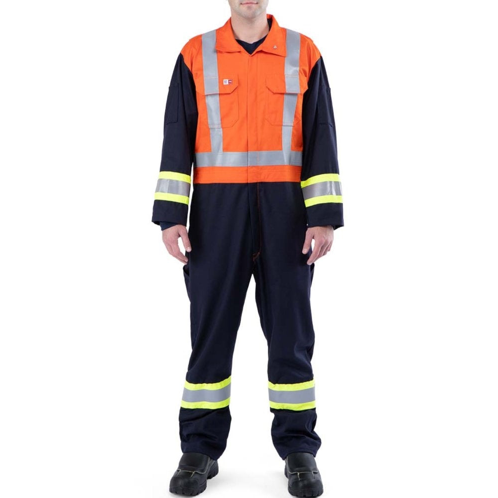 Big Bill High-Vis Two-Tone Unlined FR Coverall 412US7