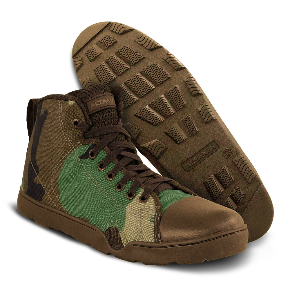 Altama Woodland Camo Maritime Assault Shoes - 339320