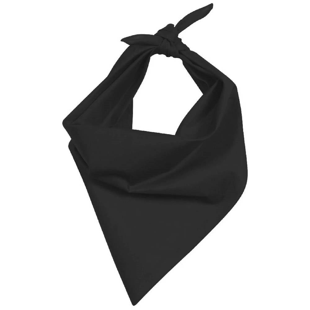 Rothco Black Solid Color Bandana 4148