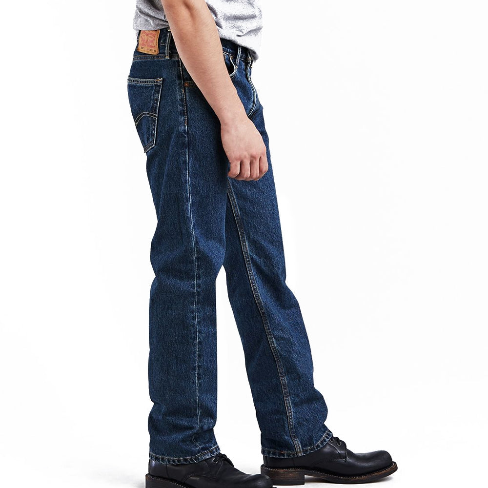 Levis 505 Dark Stonewash Jeans - 505-4886