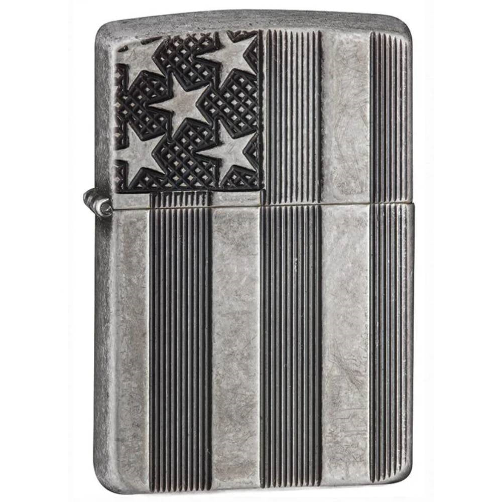 Zippo US Flag Armor Lighter - 28974