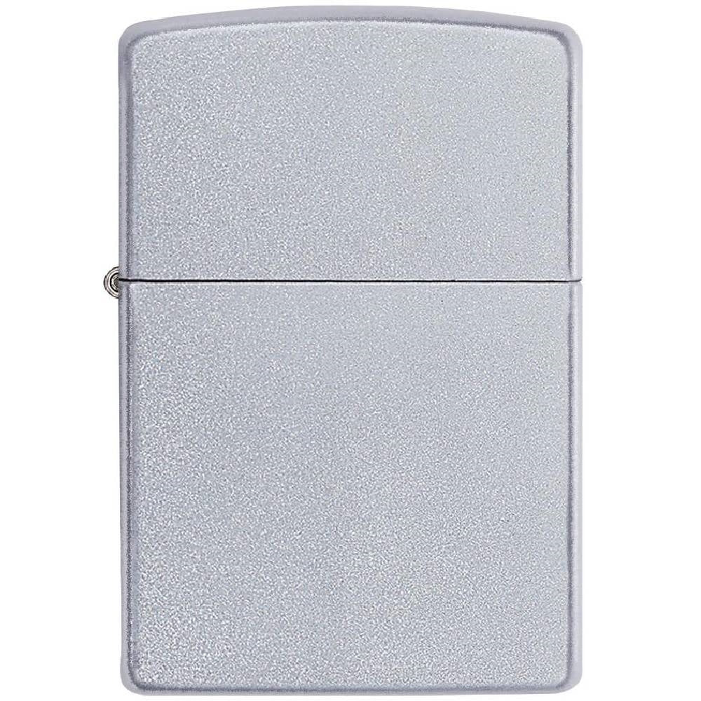 Zippo Regular Satin Chrome Lighter - 10205