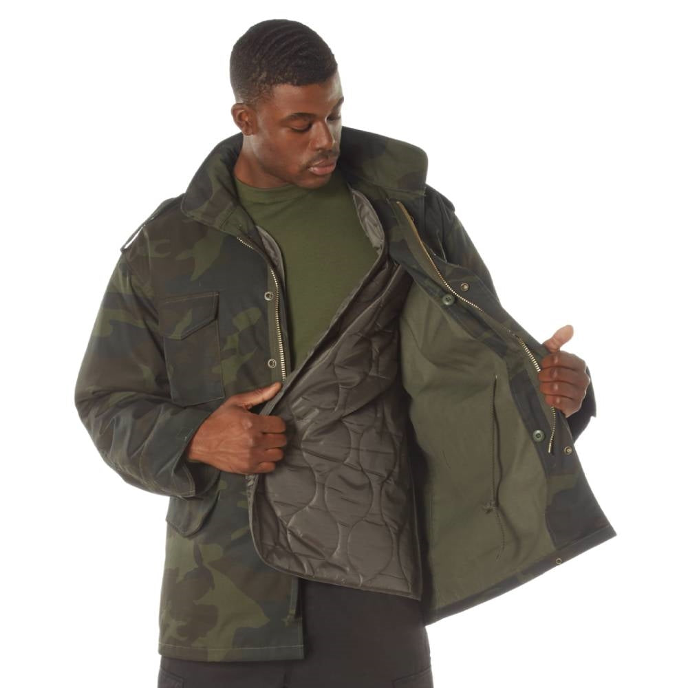 Rothco Midnight Woodland Camo M-65 Field Jacket 12085