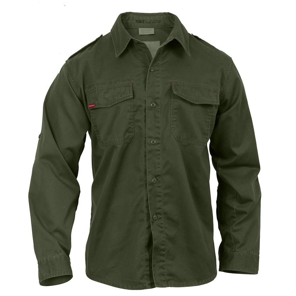 Rothco Olive Drab Vintage Fatigue Shirt - 2568