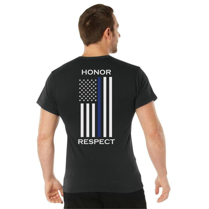 Rothco Honor and Respect Thin Blue Line T-Shirt 1844