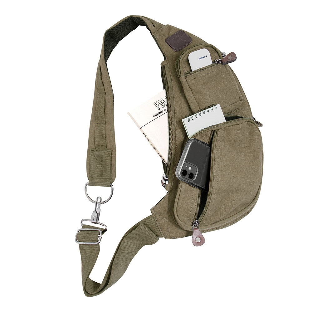 Rothco Crossbody Canvas Sling Bag - 2498