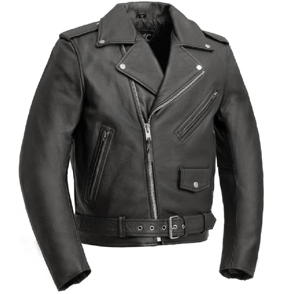 First Manufacturing Leather Jacket - FMM200BMP